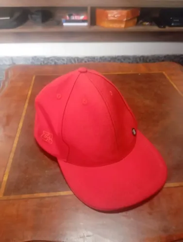Boné New Era LA Vermelho Original - Aba Reta<br>