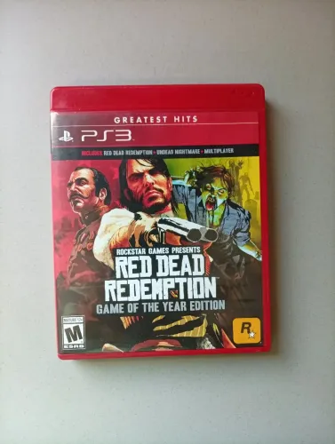 Red Dead Redemption 1 Game of the year edition Playstation 3 (ótimo estado)