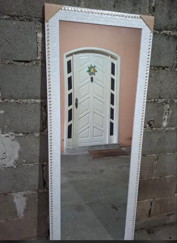Espelhos grandes com moldura novos 1,60x60