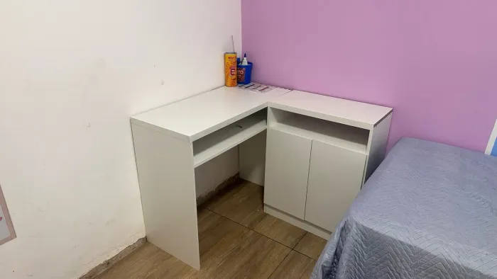 Mesa estudo em L 