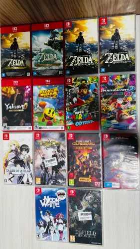 Jogos Originais Nintendo Switch 1 e 2