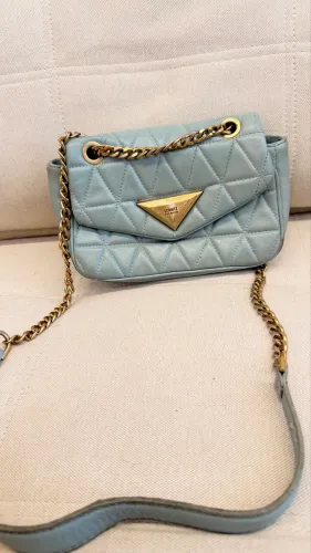 Bolsa Schultz Couro Azul