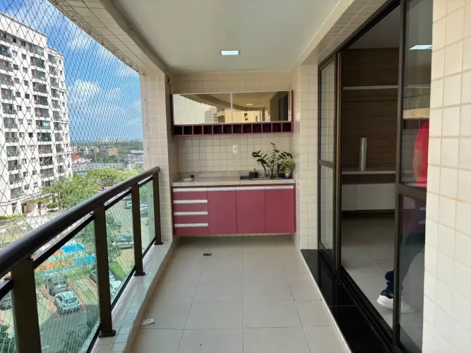 Apê de 112m² Projetado + Lazer Resort com Jacuzzi no Calhau