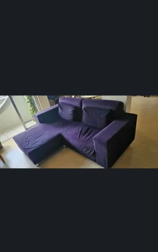 Sofá dois lugares com chaise