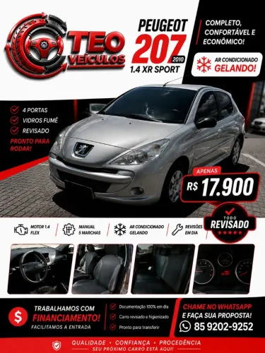 Peugeot 207 XR 1.4 Flex 8V 5P 2009