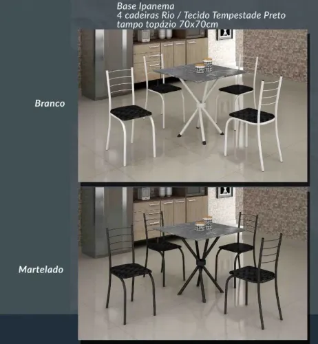 mesa de 4 cadeiras