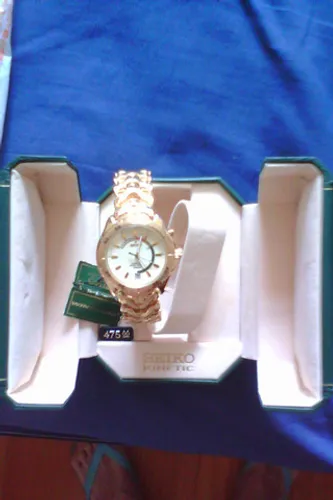 Seiko Kinetic Windward Mostrador Branco Relógio Masculino