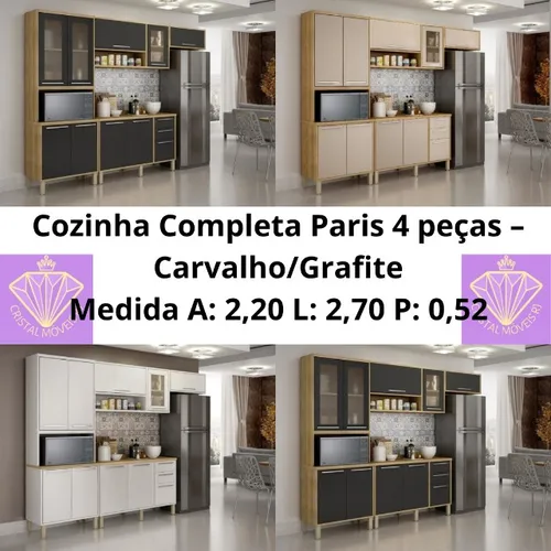 Cozinha Completa Paris 4 peças LD