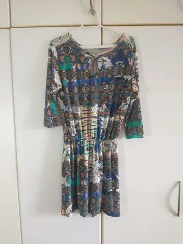 Vestido estampa Paisley 