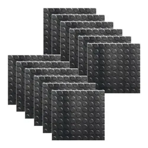 Piso Moeda Emborrachado 50x46 Antiderrapante (Tamanho Variado)