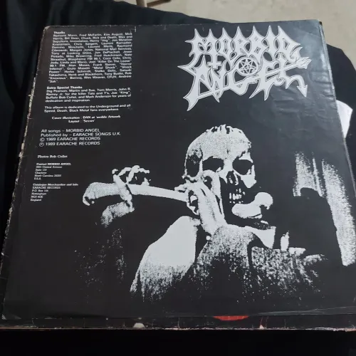 Encarte original Morbid Angel Altars of madness