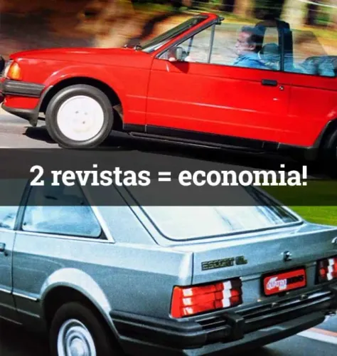 Ford Escort XR3 + Escort GL Mk3 - 2 revistas Quatro Rodas