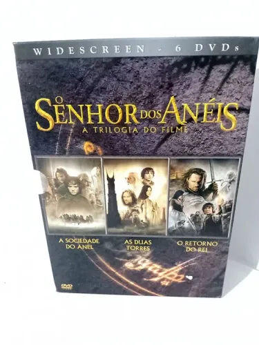 Box 6 DVD o senhor dos aneis a trilogia dos filmes A sociedade do anel 