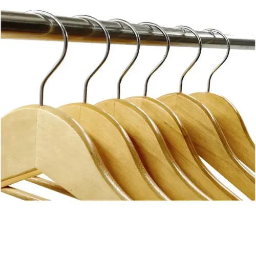 Cabide Madeira 3pçs Mj-93702 Wood Hanger