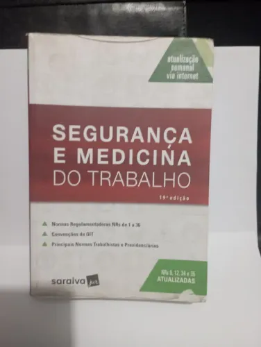 Livro Segurança e medicina do trabalho 
