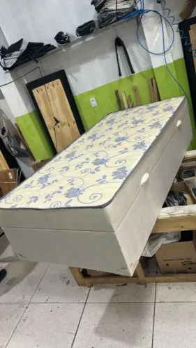 Cama Box Solteiro com Baú