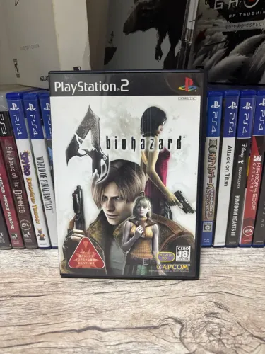 Resident evil 4 japonês original Biohazard mídia física completa