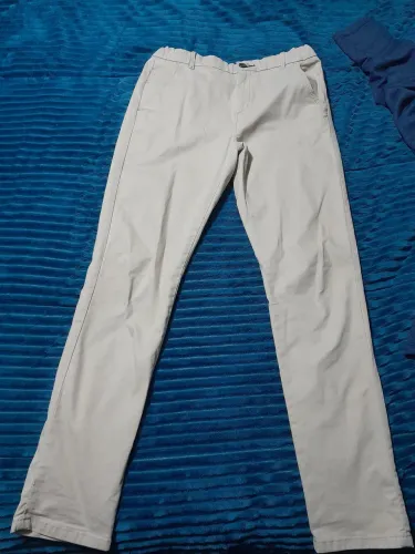 Calça Sarja Bege - Zara Boys