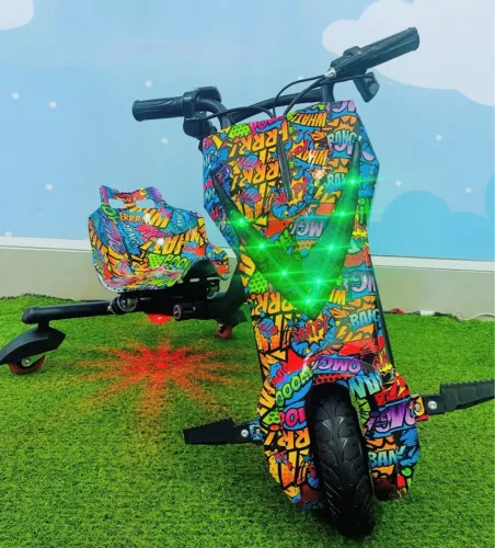 Triciclo Drift Elétrico Radical Varias cores e modelos