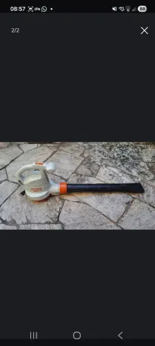 Soprador STIHL com defeito 