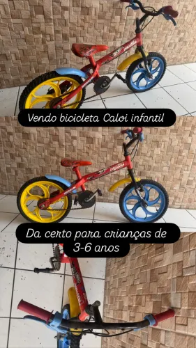 Bicicleta caloi infantil 
