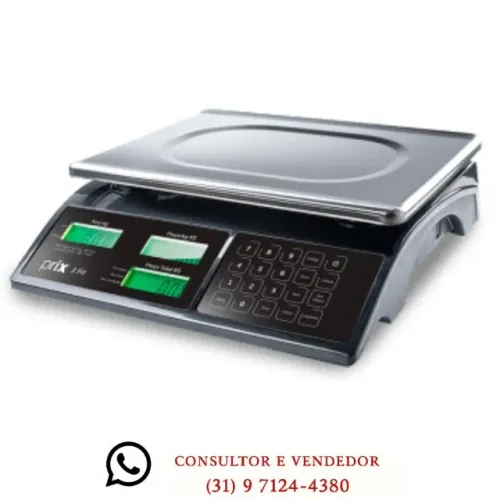 Balança Eletrônica Prix 3 Toledo com bateria Nova 32KG