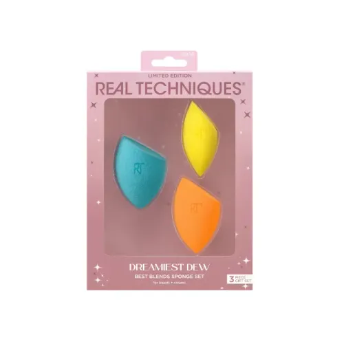 Real Techniques Kit Dreamiest Dew - 3 Esponjas Maquiagem - Importado Original