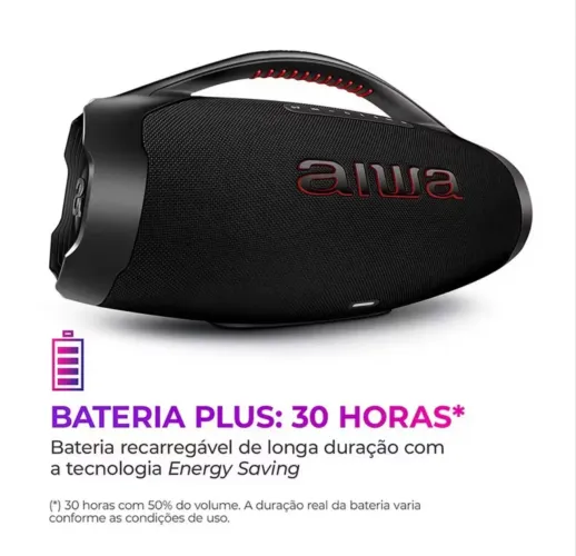 Caixa de som Aiwa 200w de potência nova lacrada super promoção $1350