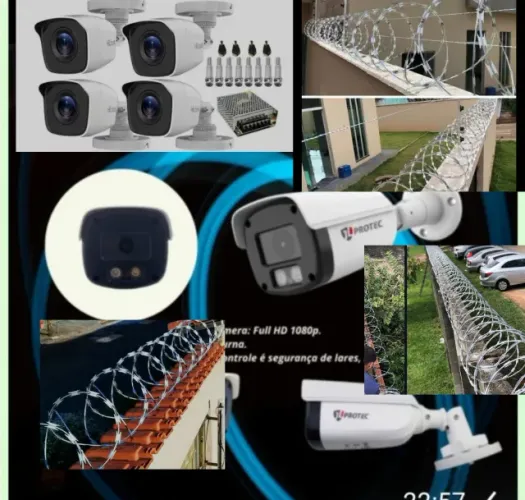 cerca elétrica,  câmera de segurança, manutenção de câmera de segurança,  alarme, motor de