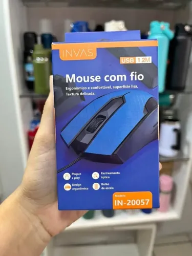 Mouse com Fio USB 1.2M IN-20057