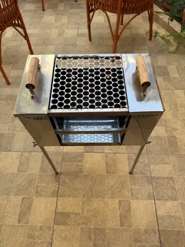 CHURRASQUEIRA ECOLÓGICA CARVÃO INOX