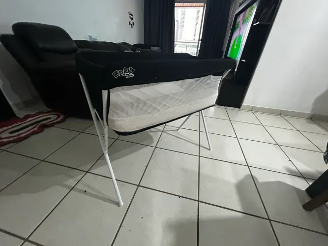 Berço  Co-Leito Moisés Portátil para Bebê até 9kg  e colchão - Maxi Baby 