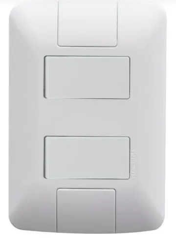 Interruptor Duplo Branco
