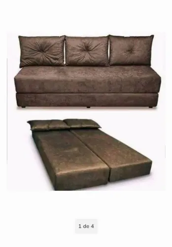 Sofá Cama 3 Lugares - Conforto e praticidade!