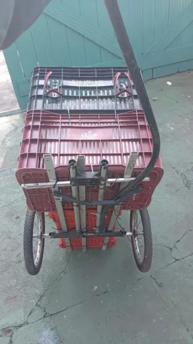 Carrinho de transporte BICICLETA PRA QUEM TRABALHA COM ENTREGA 