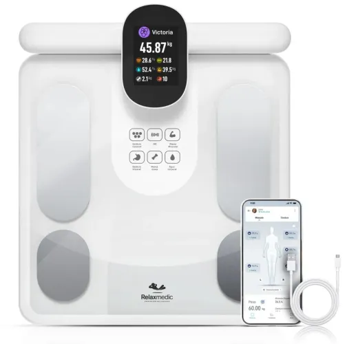 Balança de Bioimpedância Bodyscan Vision Branca 