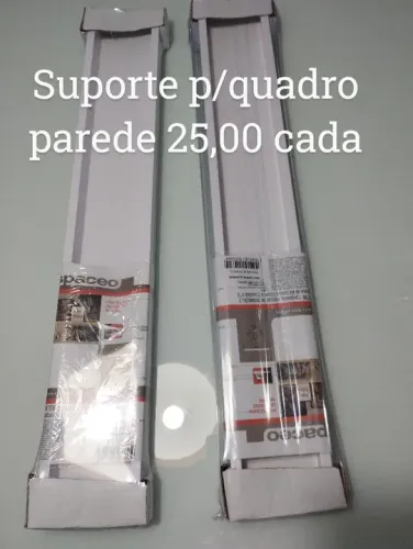 Suporte p/quadro parede 25,00 cada