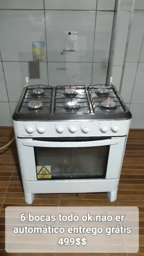 Fogão 6 bocas Esmaltec - ótimo estado!