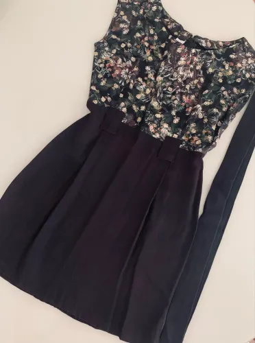 Vestido pintado a mão 