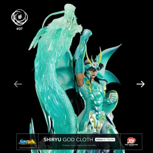 Shiryu God Cloth Tsume Saint Seiya Cavaleiros do Zodíaco<br><br>
