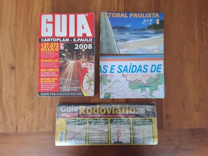 Guia Cartoplam S. Paulo e Guias Rodoviários