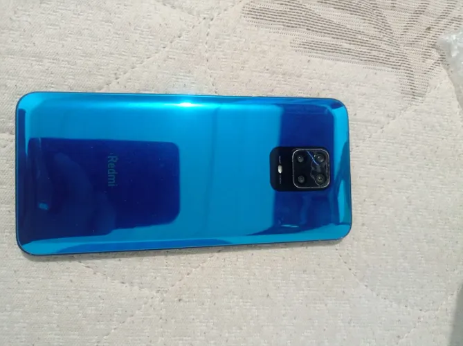 Note 9s com placa queimada 