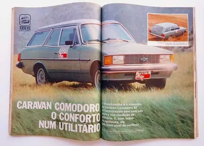 Revista Quatro Rodas - Caravan 1982, Gol 1.6 a ar, Corcel x Passat, Marrocos