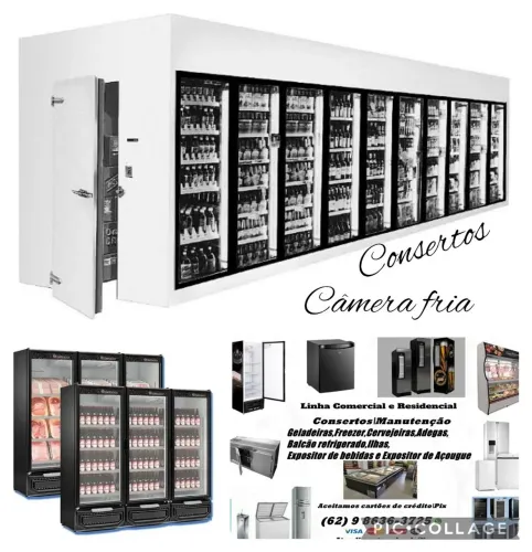 Câmera Fria/Geladeiras/Freezer/Cervejeiras e outros(Consertos e Manutenção)