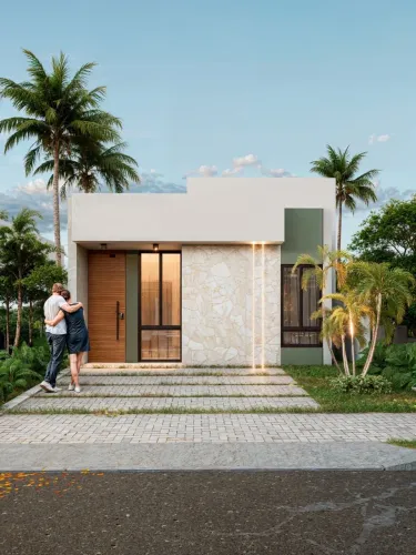 Village sudoeste em construção - 3 quartos sendo 1 suite - 75 metros