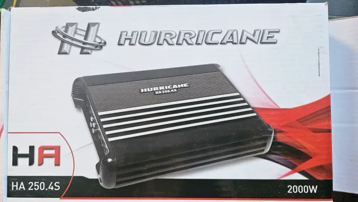 Módulo Amplificador Hurricane HA 250.4S 4 Canais 1000W RMS