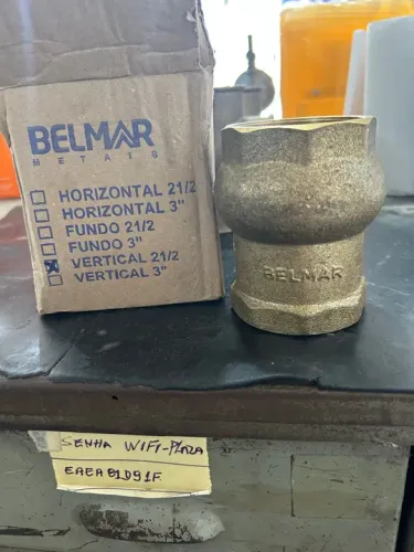 Válvula de retenção vertical Belmar de 2.1/2(valor muito abaixo do mercado livre