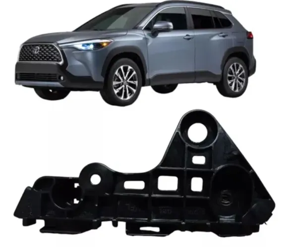 Guia do parachoque dianteiro esquerdo para Toyota Corolla Cross 2021 a 2024 genuino 