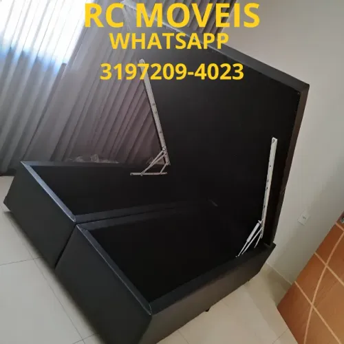 Cama Box Baú Casal Bipartido 1.38x1.88 - Praticidade e Conforto