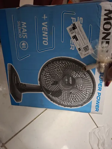 Ventilador novo na caixa